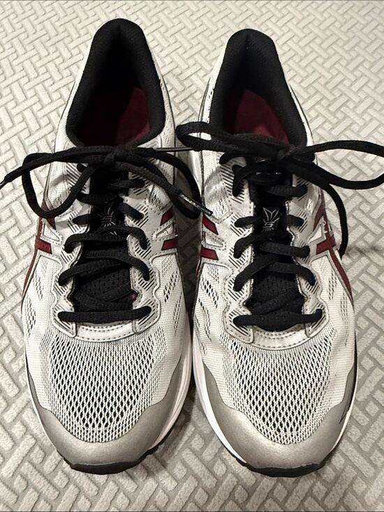 ASICS GT-1000 Performance Running Shoe Glacier Gray Pomegranate Black Size 7.5 main image 11